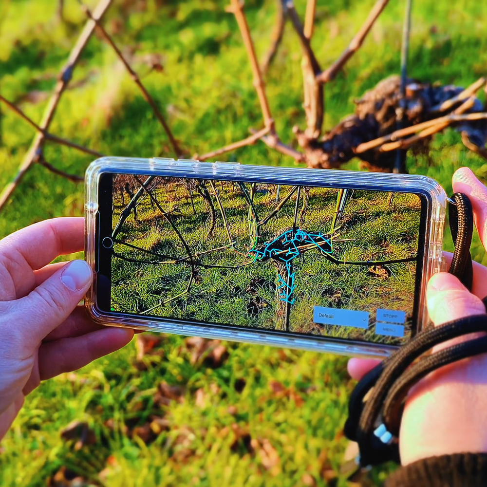 App, die Schnittpositionen anzeigt